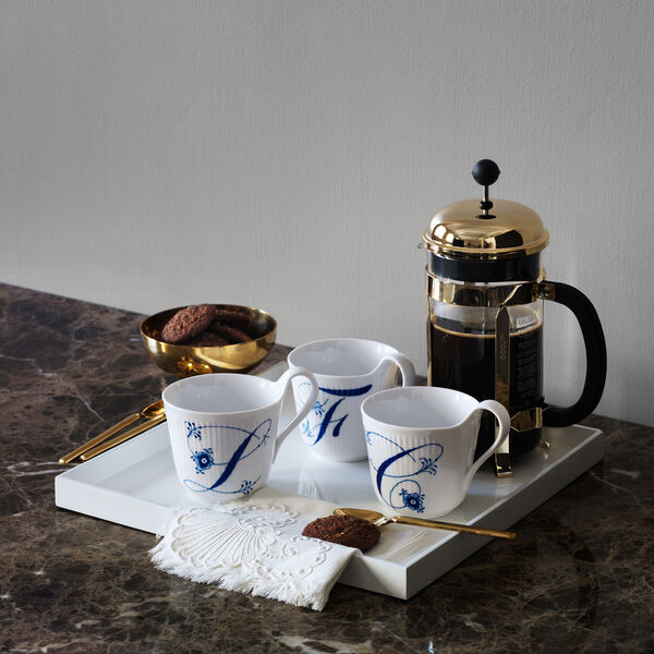 Alphabet Tasse P, Royal Copenhagen