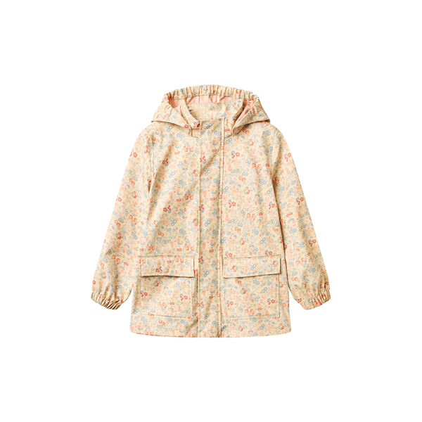 Rainwear Ollo jacke, flowers and seashells, Wheat
