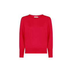 BB Spring Viscose Knit, lipstick red, Micha