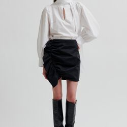 Flary Ruffle Skirt, black, Second Female