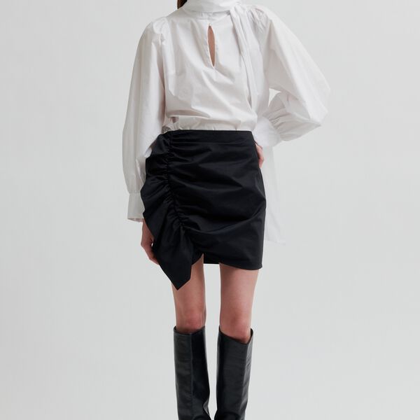 Flary Ruffle Skirt, black, Second Female