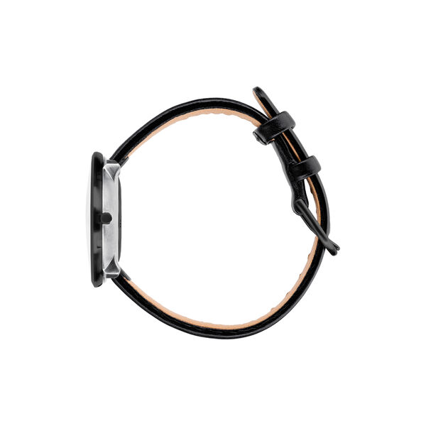 Station Wrist Watch, white/black/black, Arne Jacobsen Watches