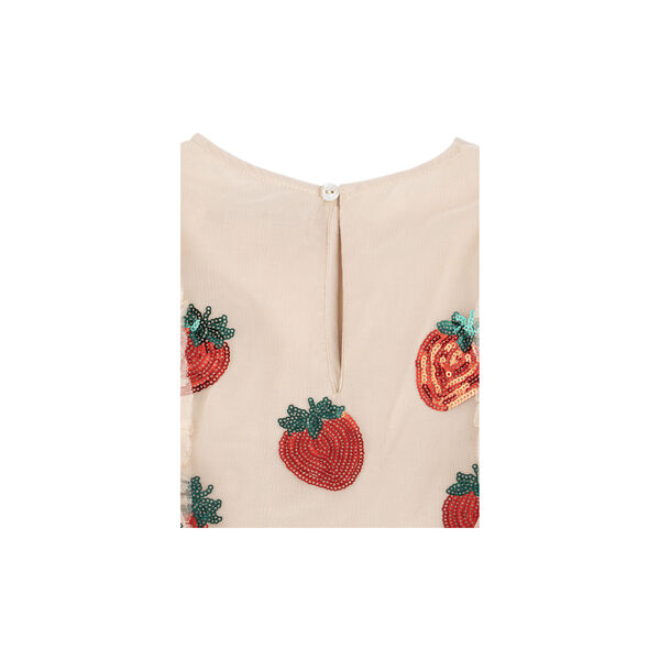 Yvonne Rüschenkleid, strawberry, Konges Sløjd
