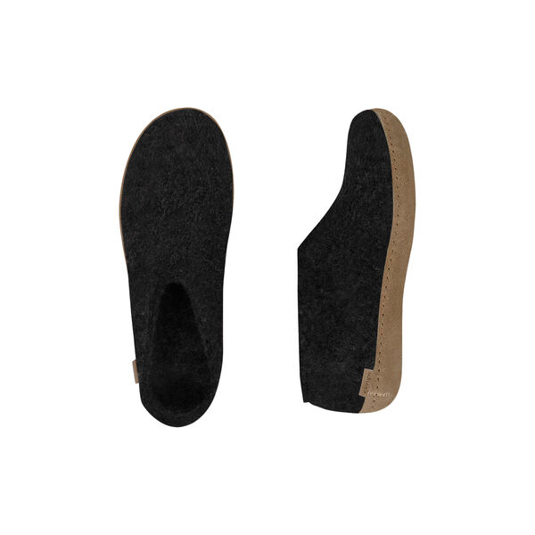 Filzschuh, koksgrau, Glerups
