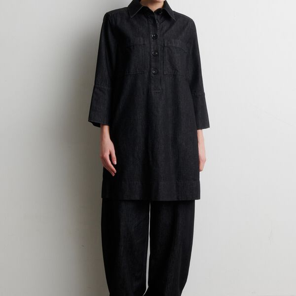 Dera Denim Cargo Trousers, black, Second Female