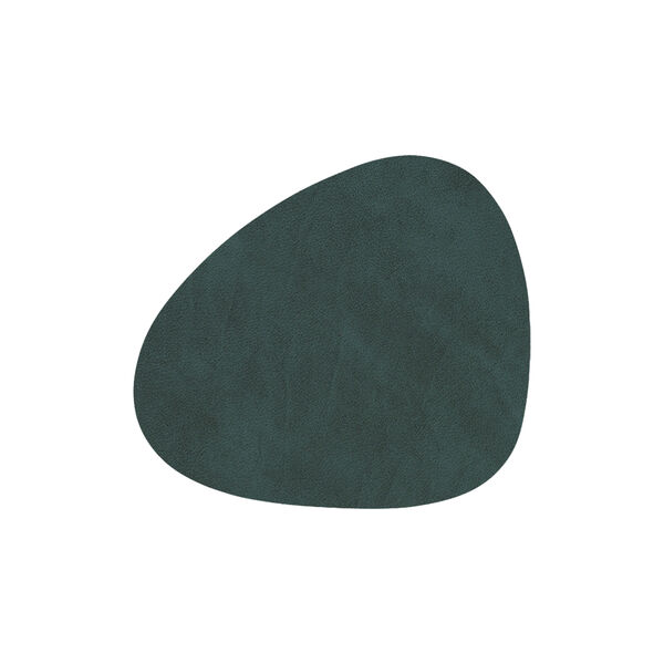 Nupo glass mat Curve, dark green, LIND DNA