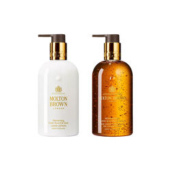 Hand Wash & Hand Lotion, ouch accord & gold fine, Molton Brown