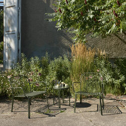 Thorvald SC101 Outdoor Lounge Chair, bronze green, &Tradition