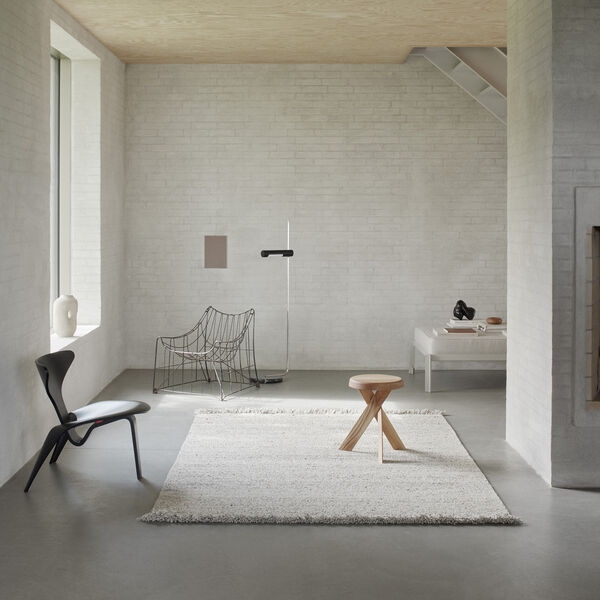 Peaceful Parity Rug, grey, Linie Design