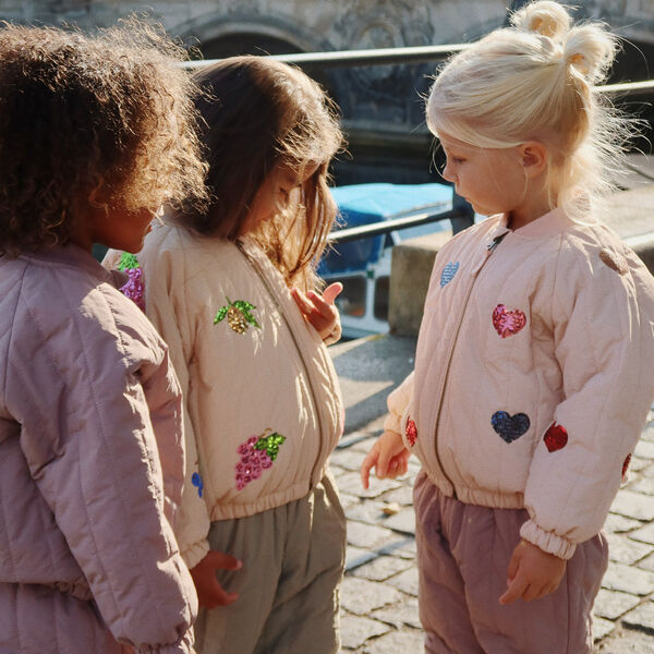 Juno Pailletten-Bomberjacke, frapp&eacute;, Konges Sl&oslash;jd