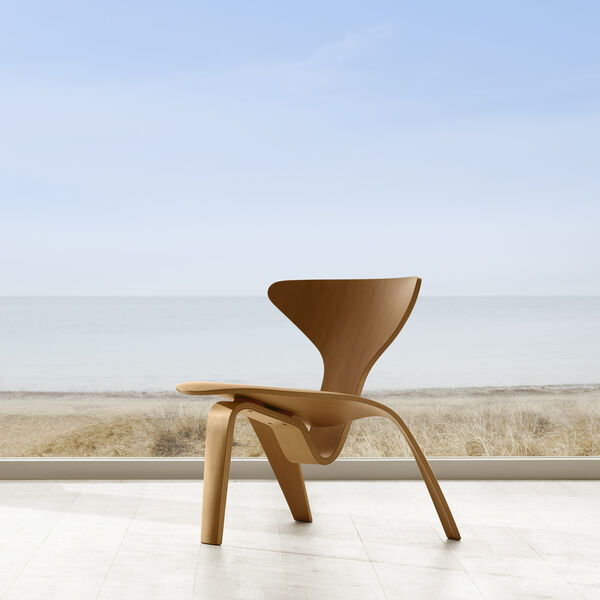 PK0 A&trade; Lounge Chair, oregon pine, Fritz Hansen