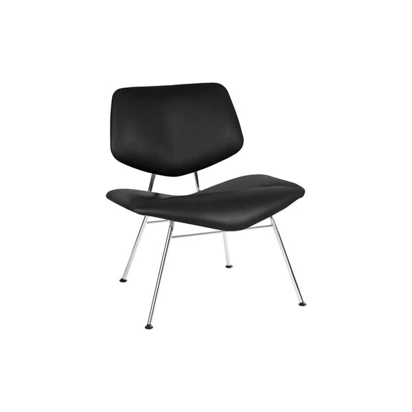 VL135 Cosy vollgepolsterter Loungesessel, Ultra 41599/Chrom, VERMUND