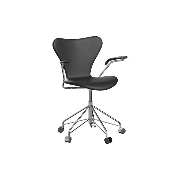 Serie 7™ 3217 Dreharmstuhl, Essential black Serie 7™ 3217 Dreharmstuhl, Essential black, Fritz Hansen
