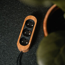 Power Strip, oak/black, KRISTIAN JUUL