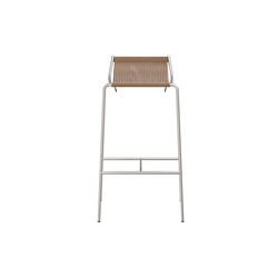 Noel Bar Chair, steel/brown, Thorup Copenhagen