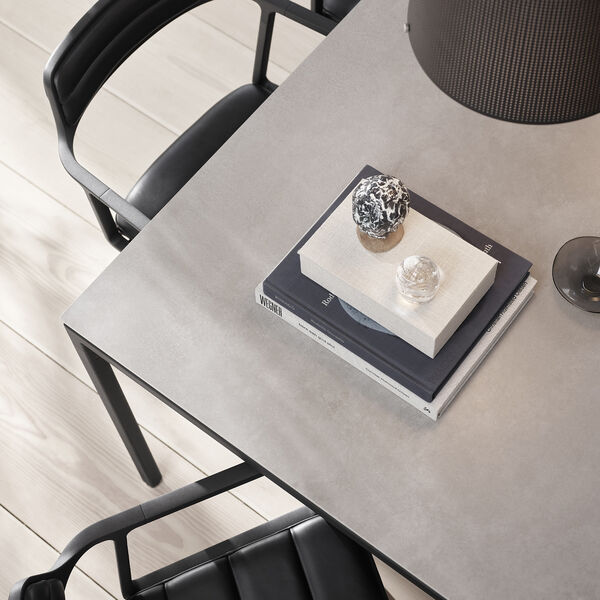 Vipp972 Esstisch, schwarz/hellgrau, Vipp