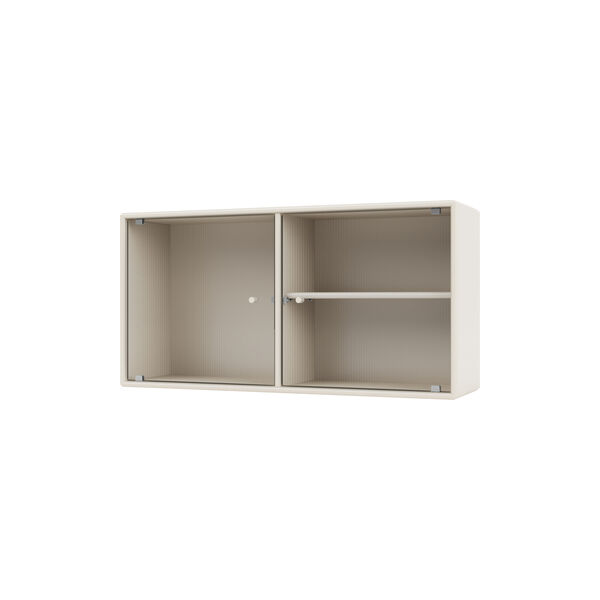 RIPPLE I Vitrine Cabinet, 158 oat, Montana Furniture