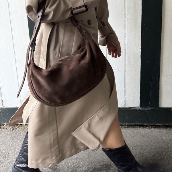 Mini MuseMBG Bag Suede, dark brown Mini MuseMBG Bag Suede, dark brown, Markberg