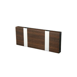 KNAX Horizontal 2 Coat Rack, smoked oak/grey, LoCa