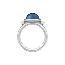 Prime-Ring, silber/saphirblau, Julie Sandlau