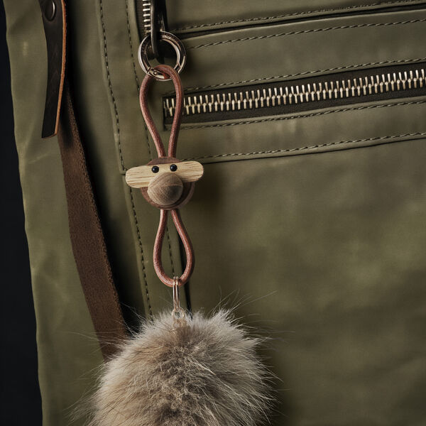 Affen-Schlüsselanhänger, Gold, Kay Bojesen Denmark