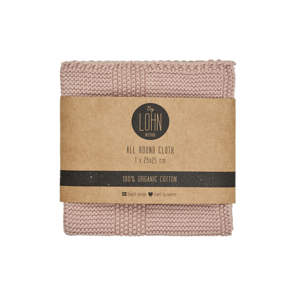 Knitted Cloth, husted violet, By LOHN