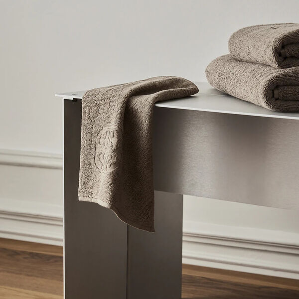 DAMASK TERRY facecloth, walnut, Georg Jensen Damask