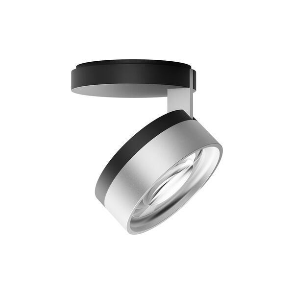 BLADE C1+ SLIM Ceiling Light, matt black/satin silver, LIGHT-POINT