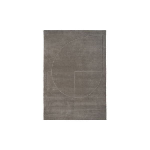 Lineal Poem Rug, grey, Linie Design