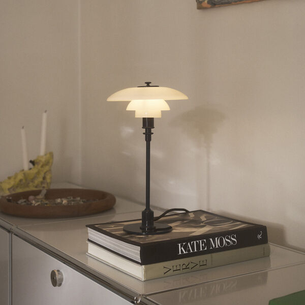 PH 2/1 Table Lamp, glossy deep green, Louis Poulsen