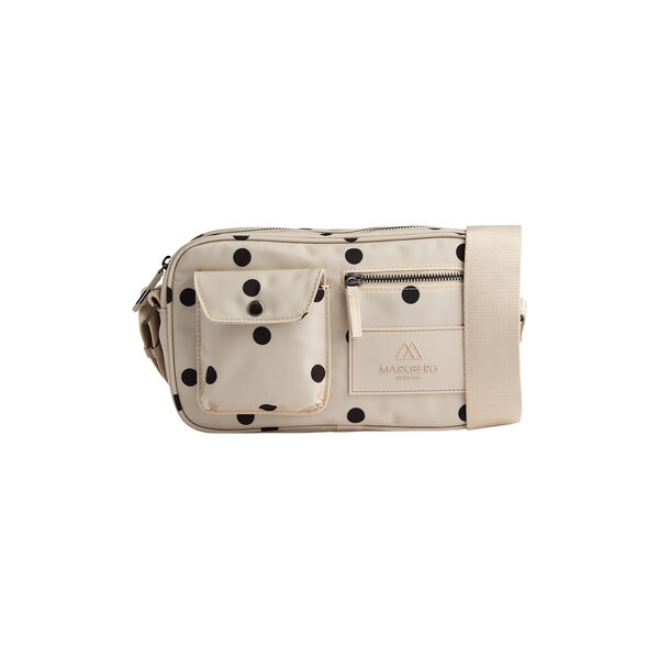DarlaMBG Umh&auml;ngetasche. Monochrom, Polka Dots, creme, Markberg