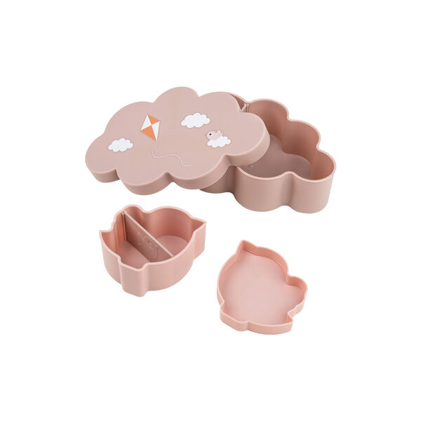 Spielplatz-Snack & Brotdose mit Trinkflasche, pulver, Done by Deer