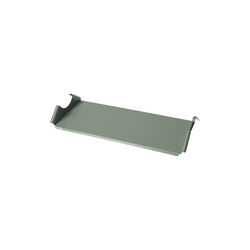 Moon Tray Shelf, mossy green, Pedestal