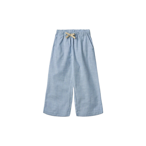 Trousers Sasha, dark blue stripe, Wheat