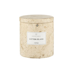 FRABLI Scented Candle S, travertine, Blomus