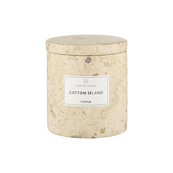 FRABLI Scented Candle S, travertine, Blomus