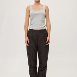 Quilted Trousers Field, almost black, Rethinkit