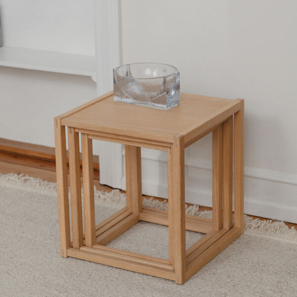BM375 Satztische, light oiled oak, Fredericia Furniture