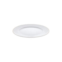 Plissé Plate Ø 28 cm, white/gold, Pillivuyt