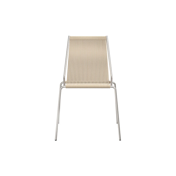 Noel Chair, steel/nature linen, Thorup Copenhagen