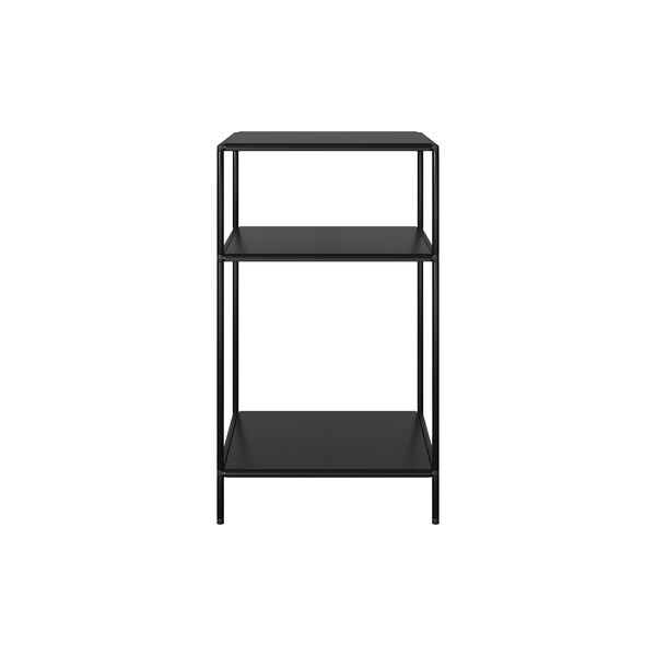 Nightstand, black, Abstracta® System