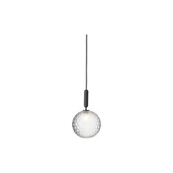 Miira 1 Large Pendant, rock grey/optic clear, Nuura