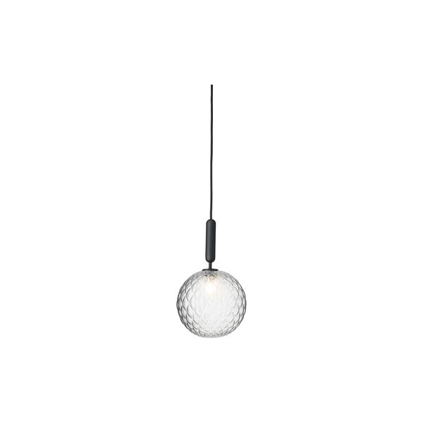 Miira 1 Large Pendant, rock grey/optic clear, Nuura