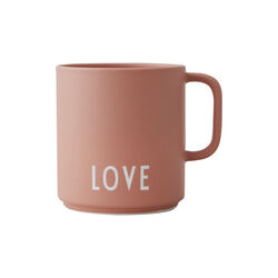 LOVE Lieblingstasse mit Henkel, nude, Design Letters