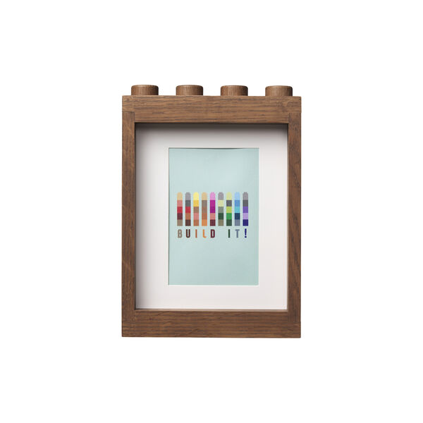 LEGO&reg; 1x4 Frame, dark stained oak, Room Copenhagen