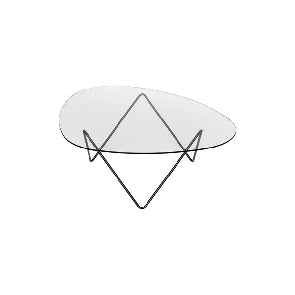 Pedrera Couchtisch, schwarz seidenmatt, GUBI