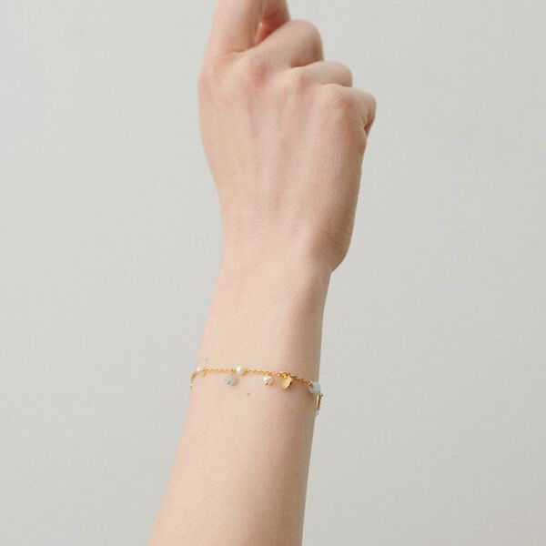 Afterglow Sea Armband, gold, Pernille Corydon Jewellery