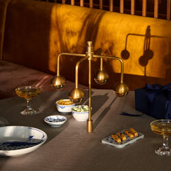 Musselmalet Gerippt Schale 9 cl, Royal Copenhagen