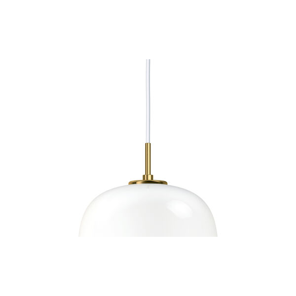 VL45 Radiohus Pendant, opal white, Louis Poulsen