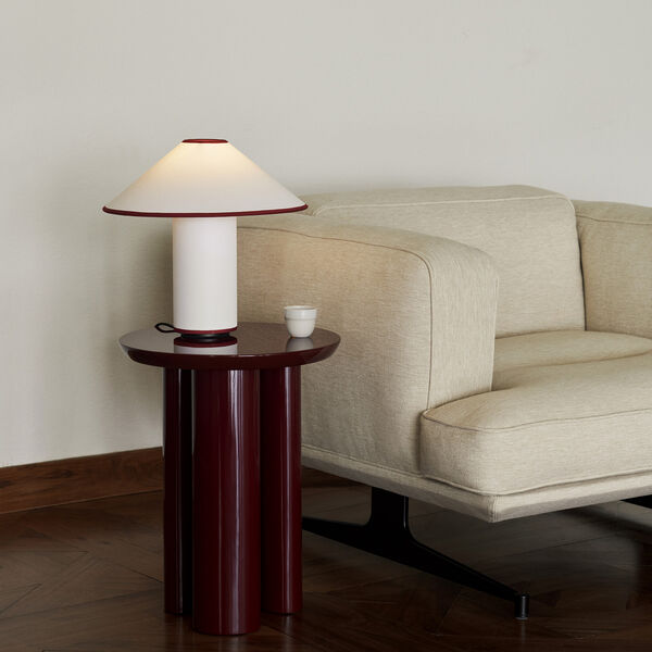 Tung JA3 Side Table, burgundy red, &Tradition